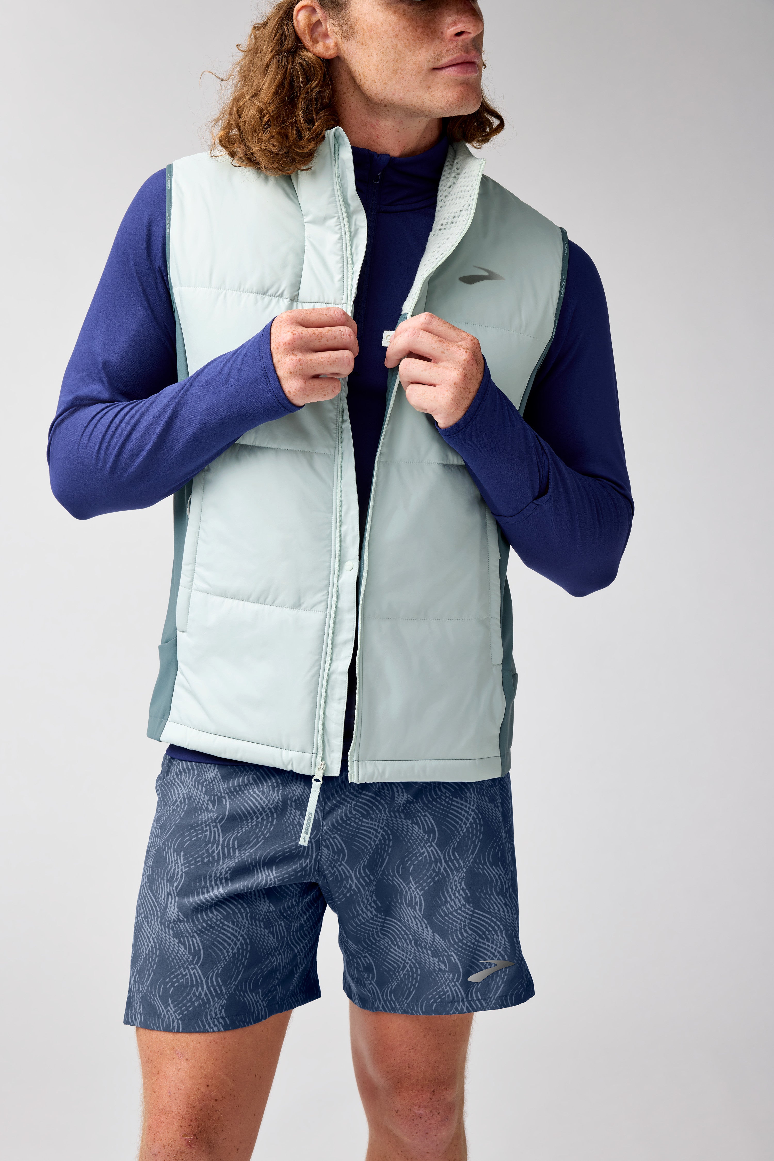 Brooks Herrenschild Hybrid Vest 3.0