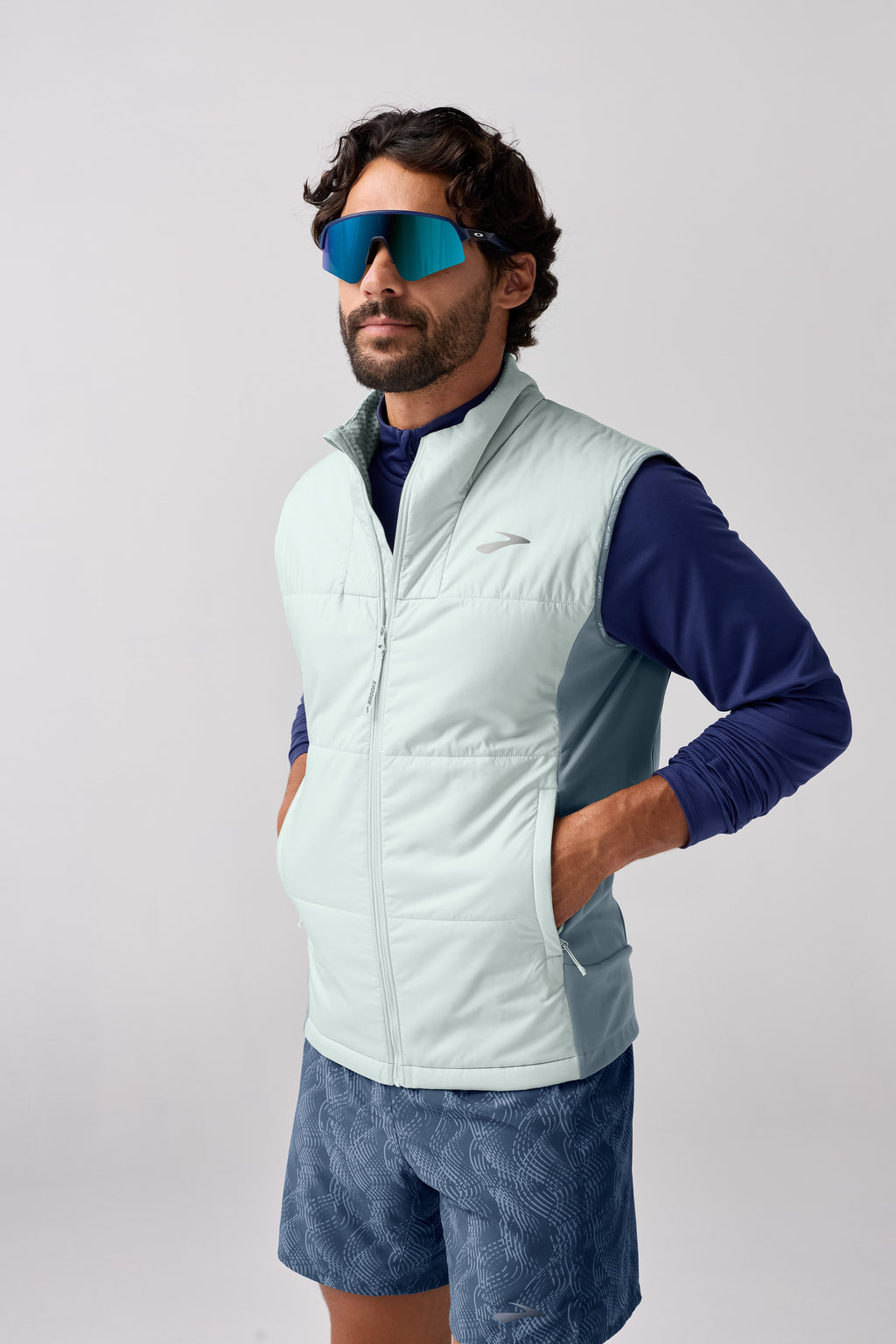 Brooks Herrenschild Hybrid Vest 3.0