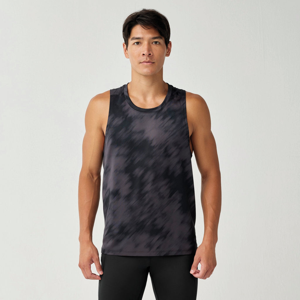 Brooks Herren Dash Singlet gedruckt