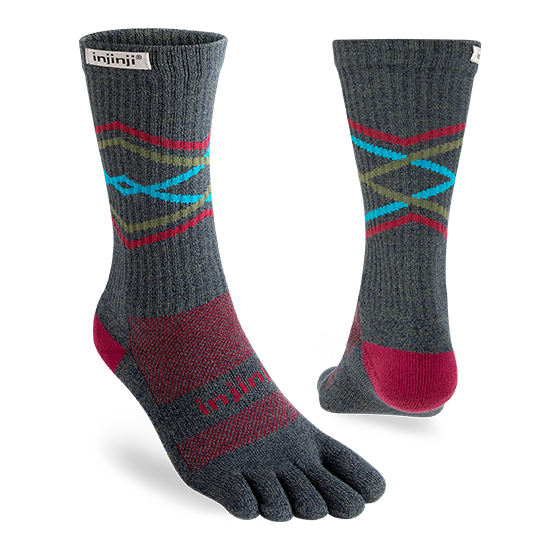 Injinji Trail Midweight Crew Sock