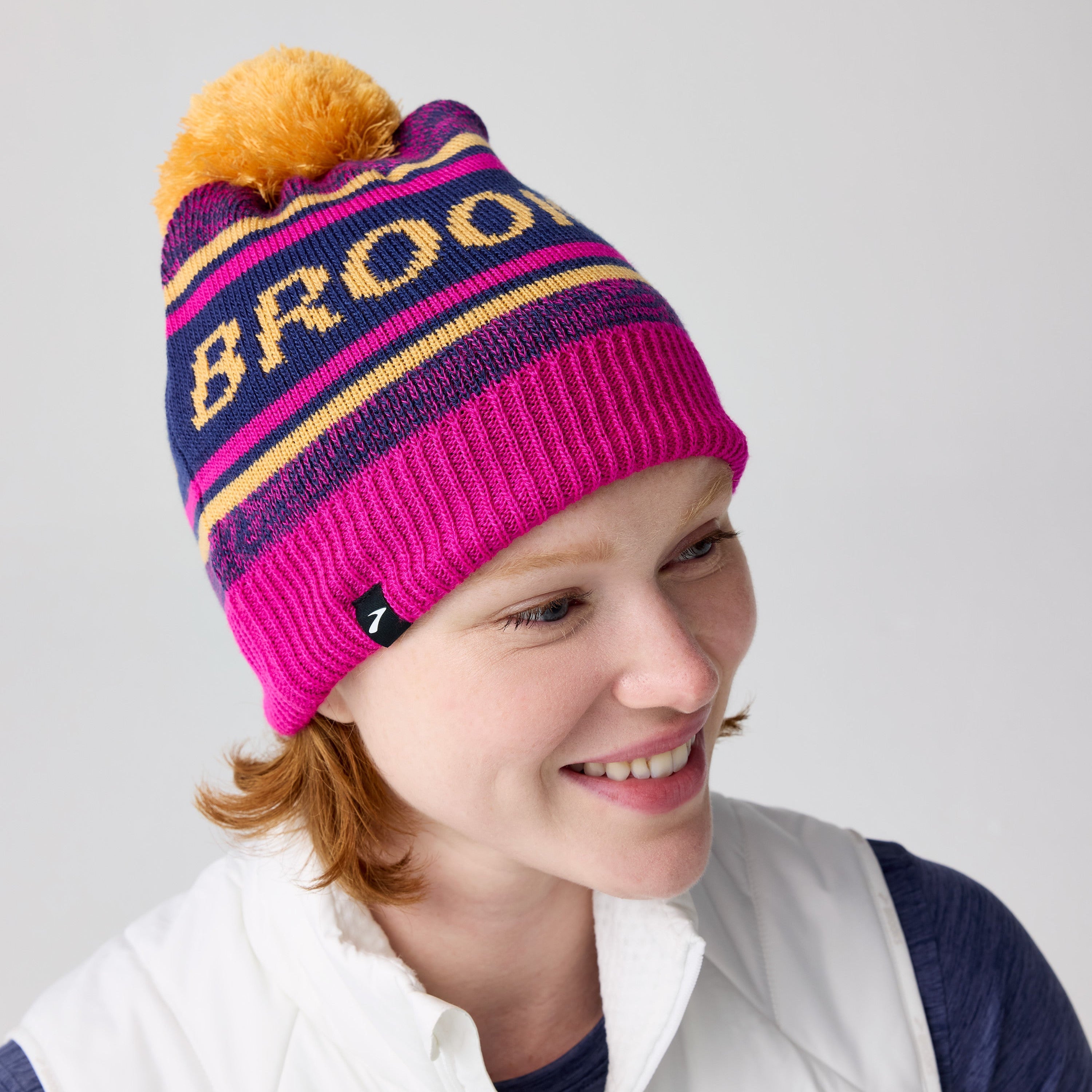 Brooks Heritage Pom Beanie
