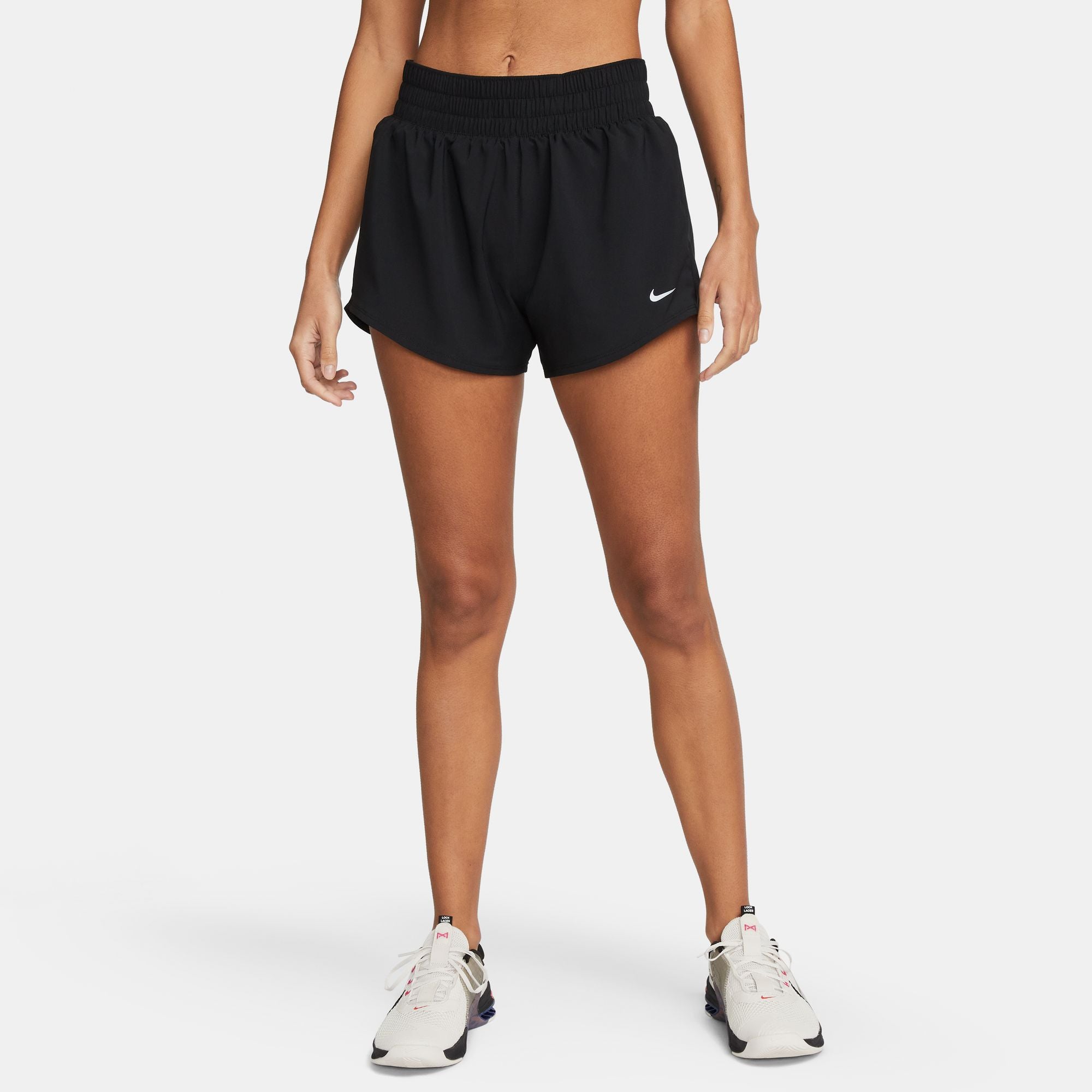 Nike Damen One Dri-FIT Mid-Rise 3' Kurz-Lined Shorts