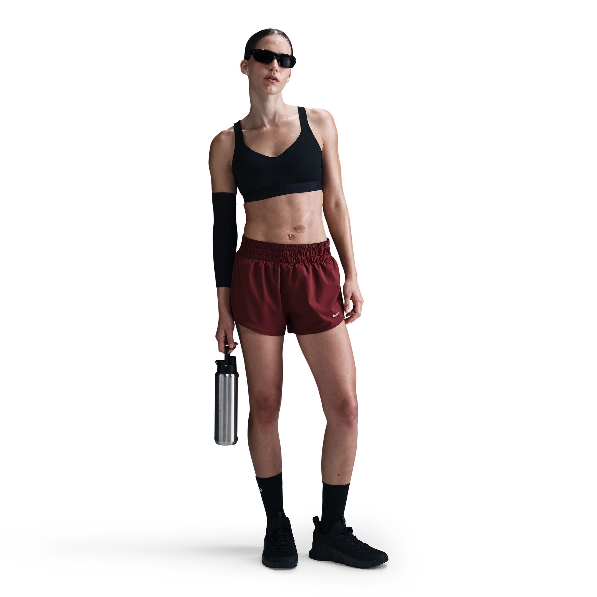 Nike Damen One Dri-FIT Mid-Rise 3' Kurz-Lined Shorts