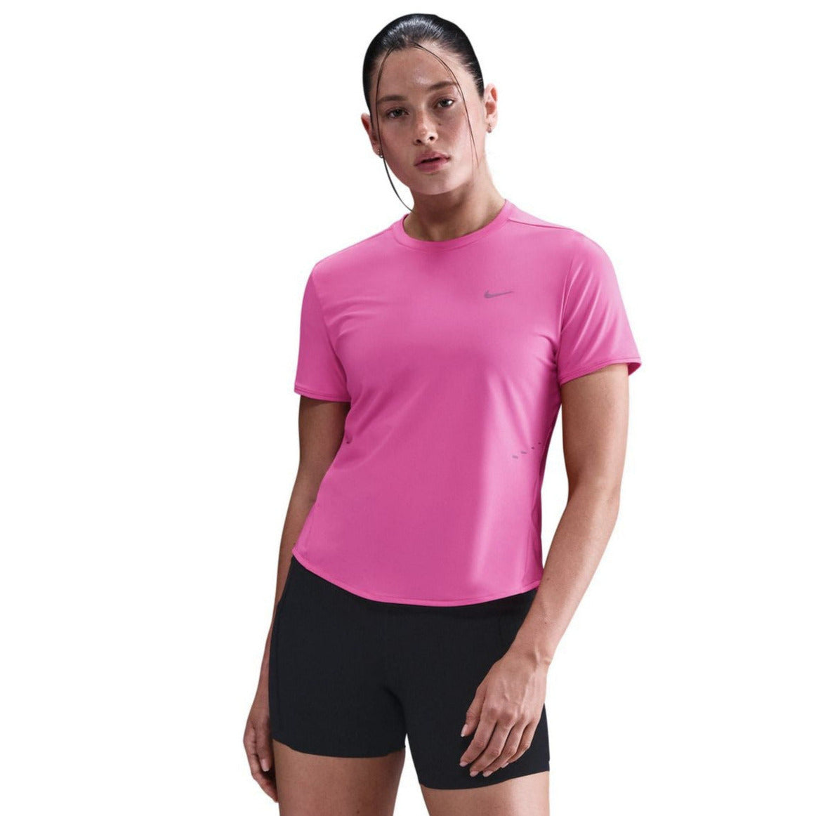 Nike Frauen Swift Dri-FIT Shorts-Sleeve Running Top