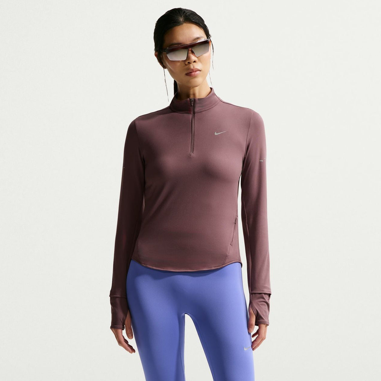 Nike Frauen Swift Dri-FIT UV 1/4-Zip Running Top