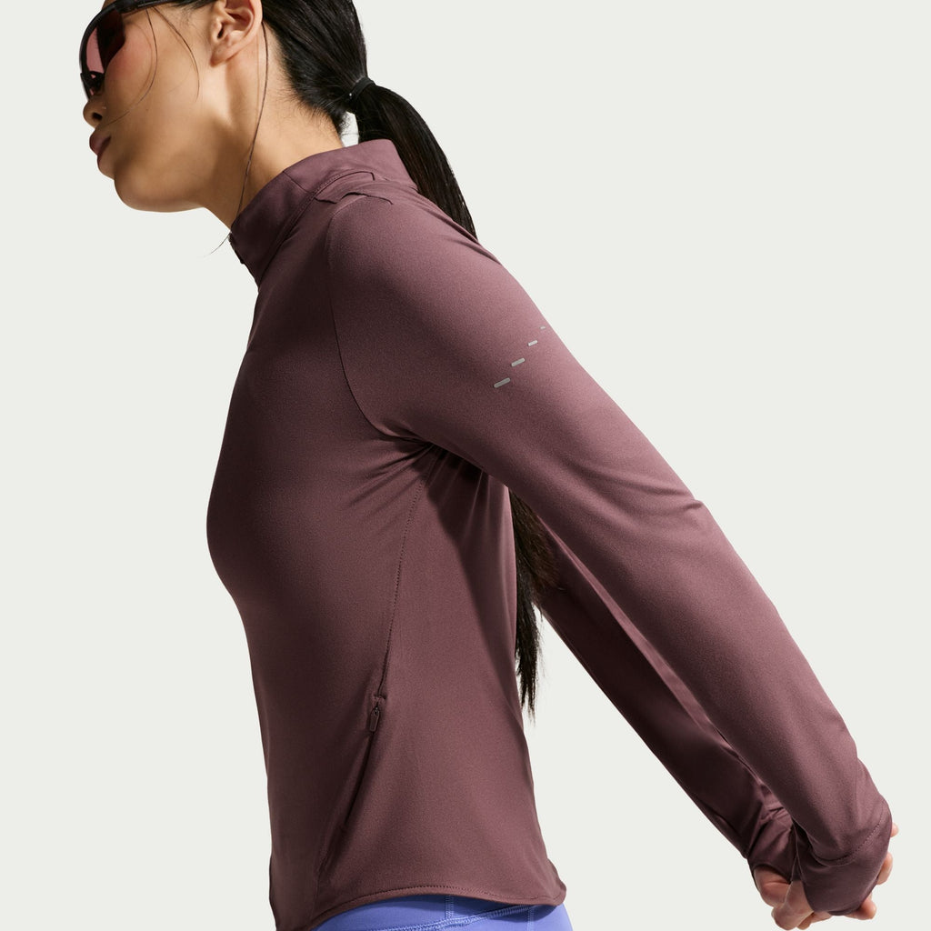 Nike Frauen Swift Dri-FIT UV 1/4-Zip Running Top