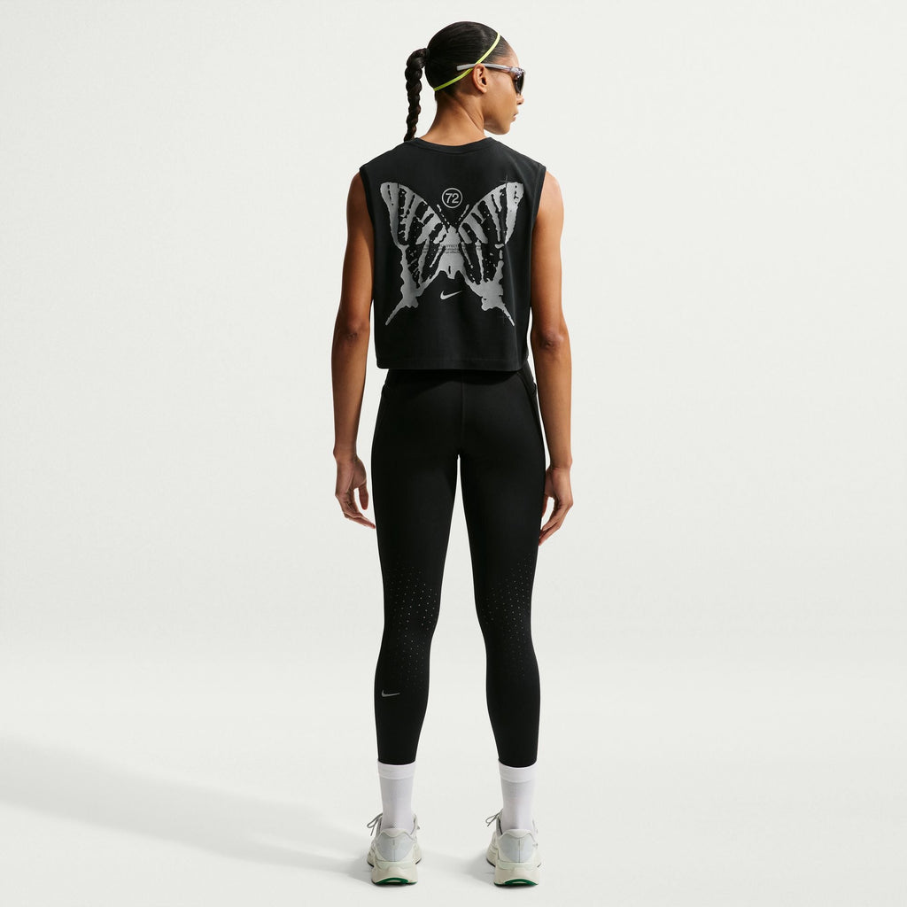 Nike Frauen Swift Schmetterling Ärmellos Crop Tee