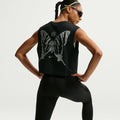 Nike Frauen Swift Schmetterling Ärmellos Crop Tee