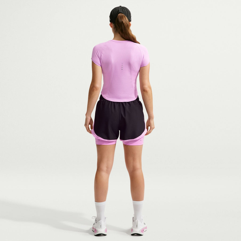 Nike Frauen Swift Dri-FIT Nahtlos Gekürzt Shorts-Sleeve