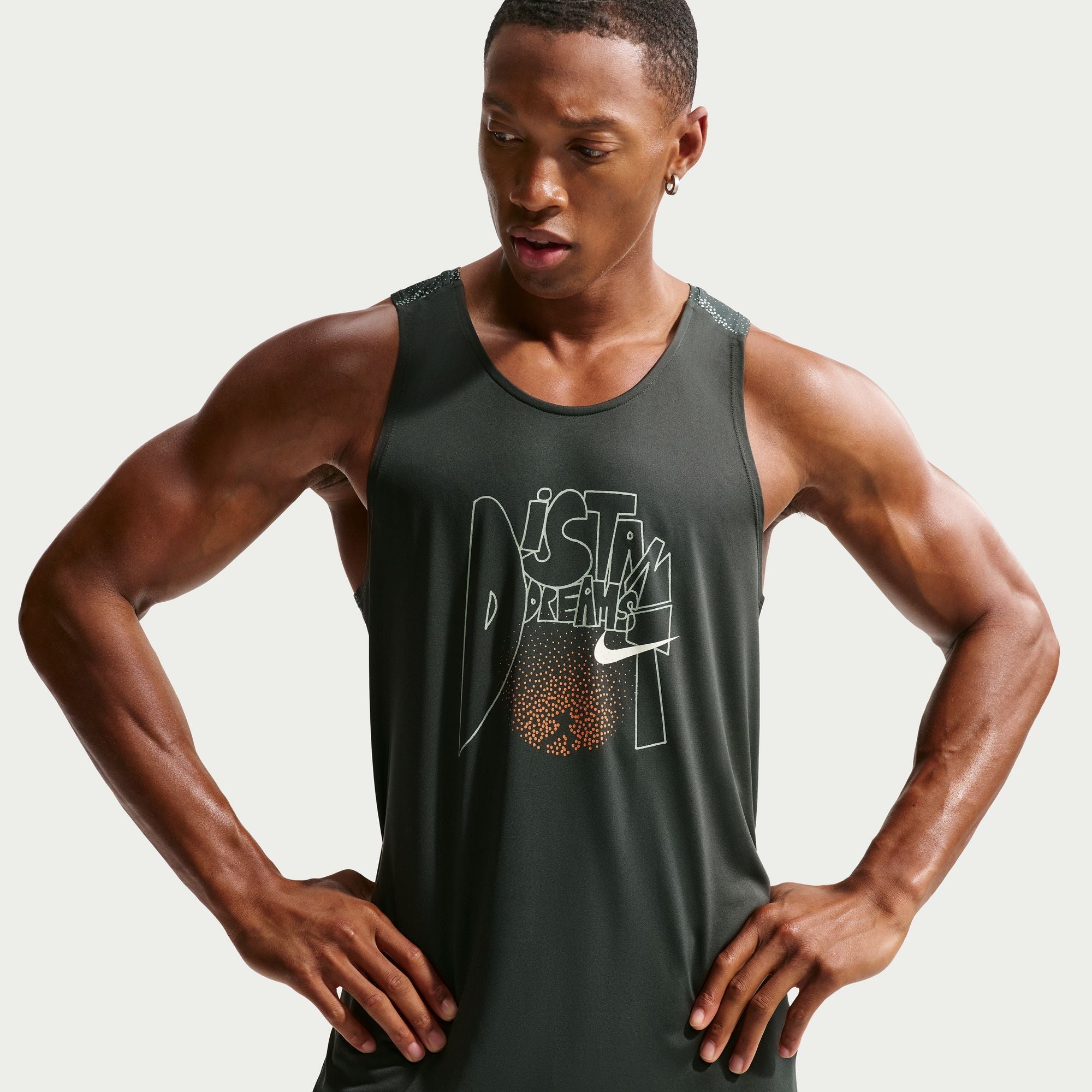 Nike Männerschritt Singlet (Distant Dreams)