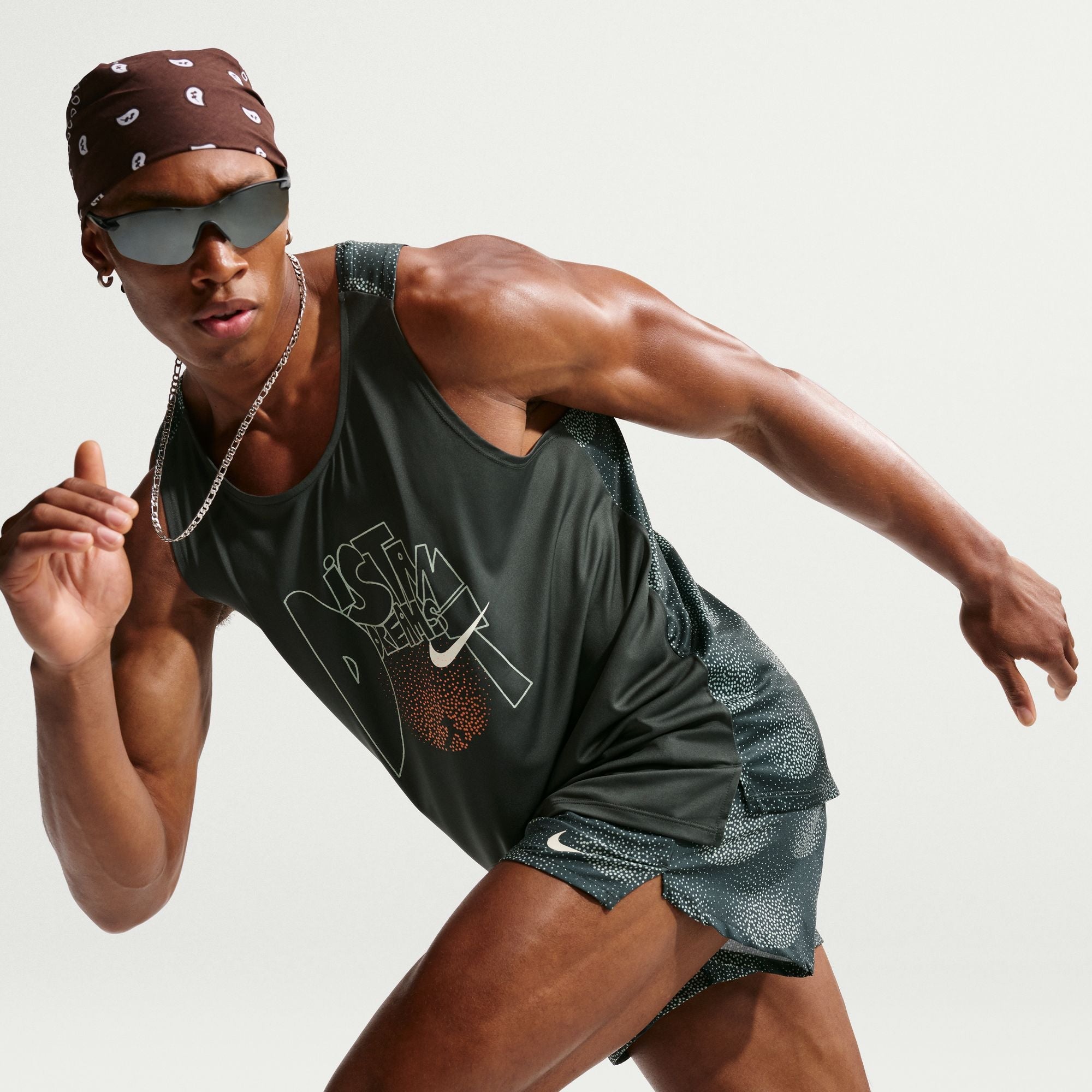 Nike Männerschritt Singlet (Distant Dreams)