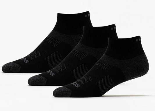 Saucony Inferno Cushion Quarter 3er-Packung Socken (NEU)