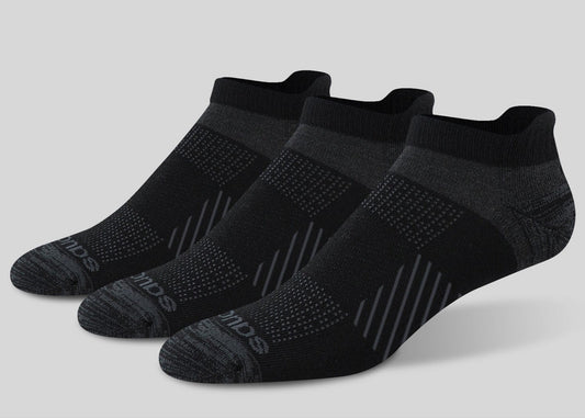 Saucony Inferno Cushion No Show 3er-Packung Socken (NEU)