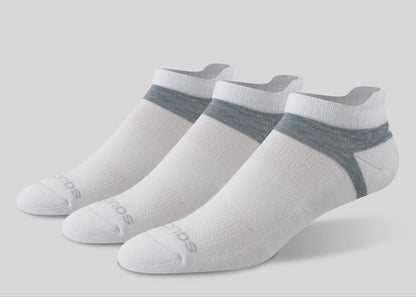 Saucony Inferno Cushion No Show 3er-Packung Socken (NEU)