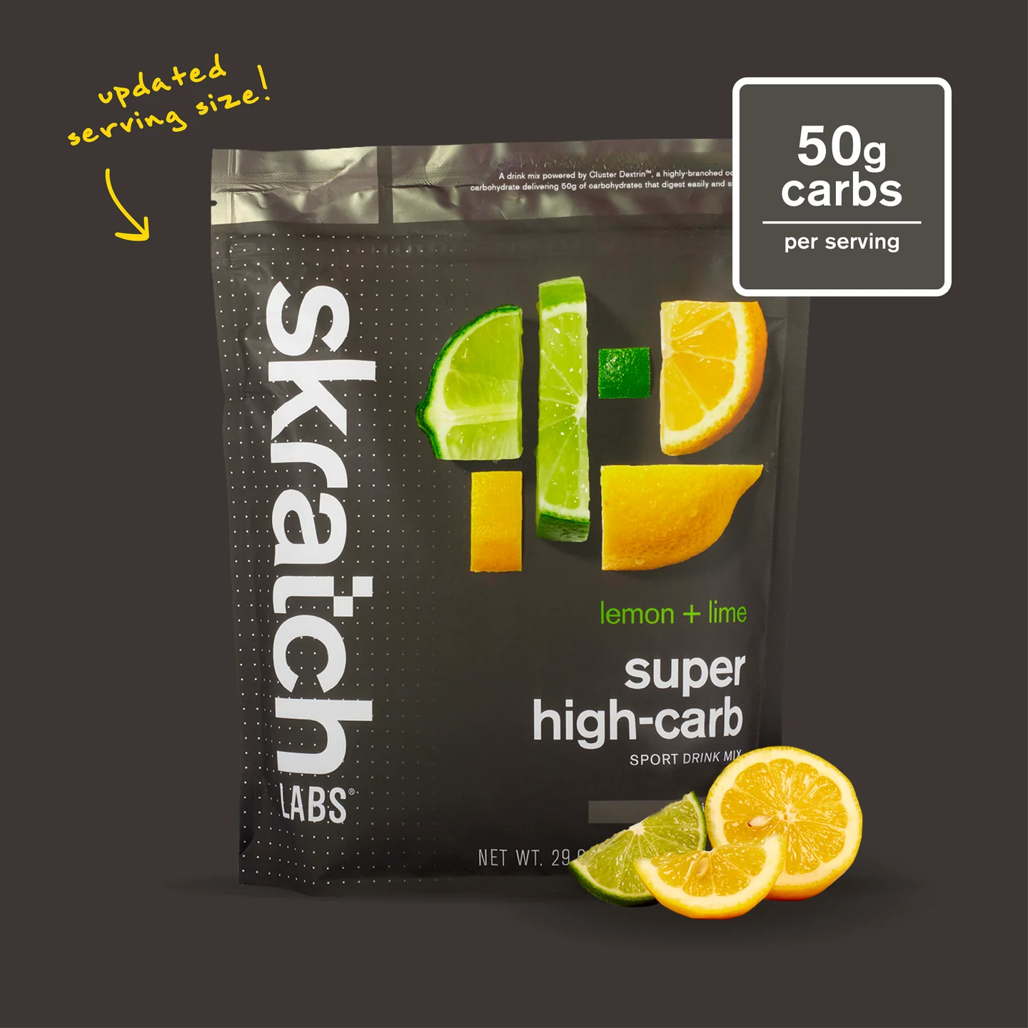 Skratch Labs Super High-Carb Sport Drink Mix Verschließbare Tasche (16 Portionen)