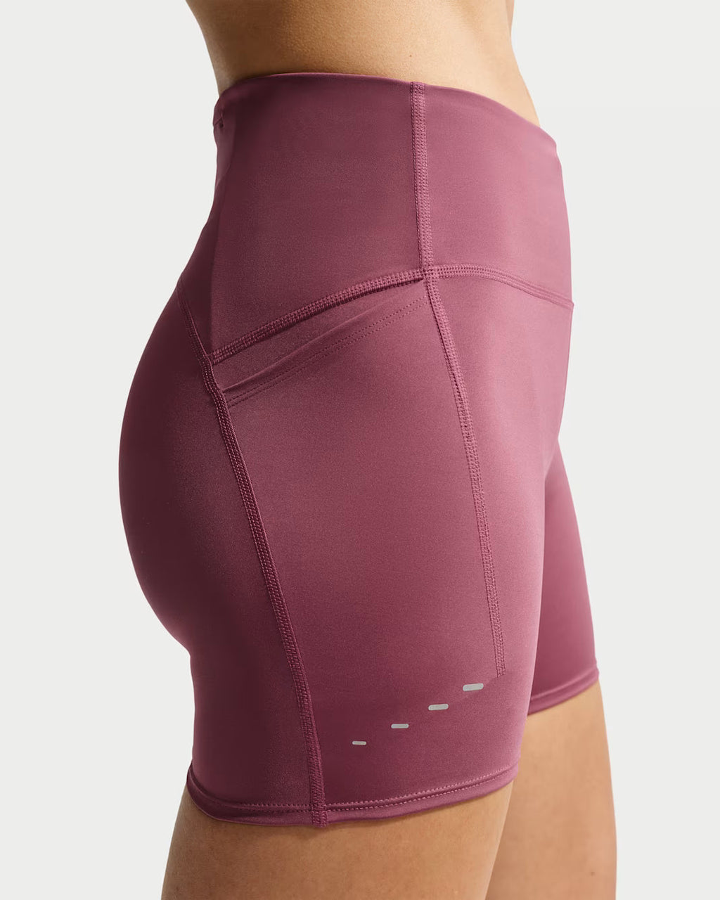 Nike Frauen Swift High-Waisted 4' Tight Running Shorts mit Taschen