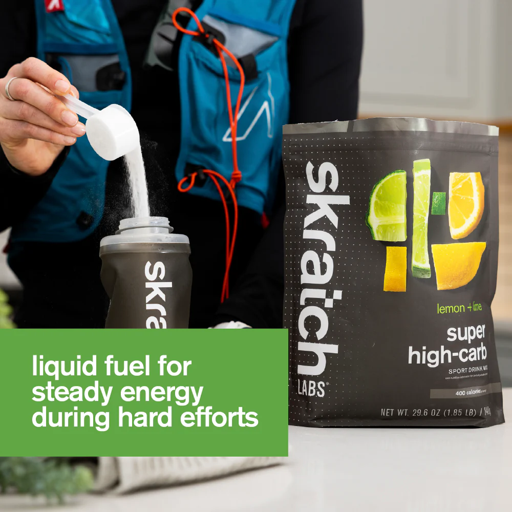 Skratch Labs Super High-Carb Sport Drink Mix Verschließbare Tasche (16 Portionen)